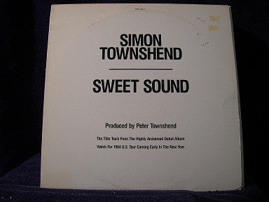 Simon Townshend : Sweet Sound (12", Promo)
