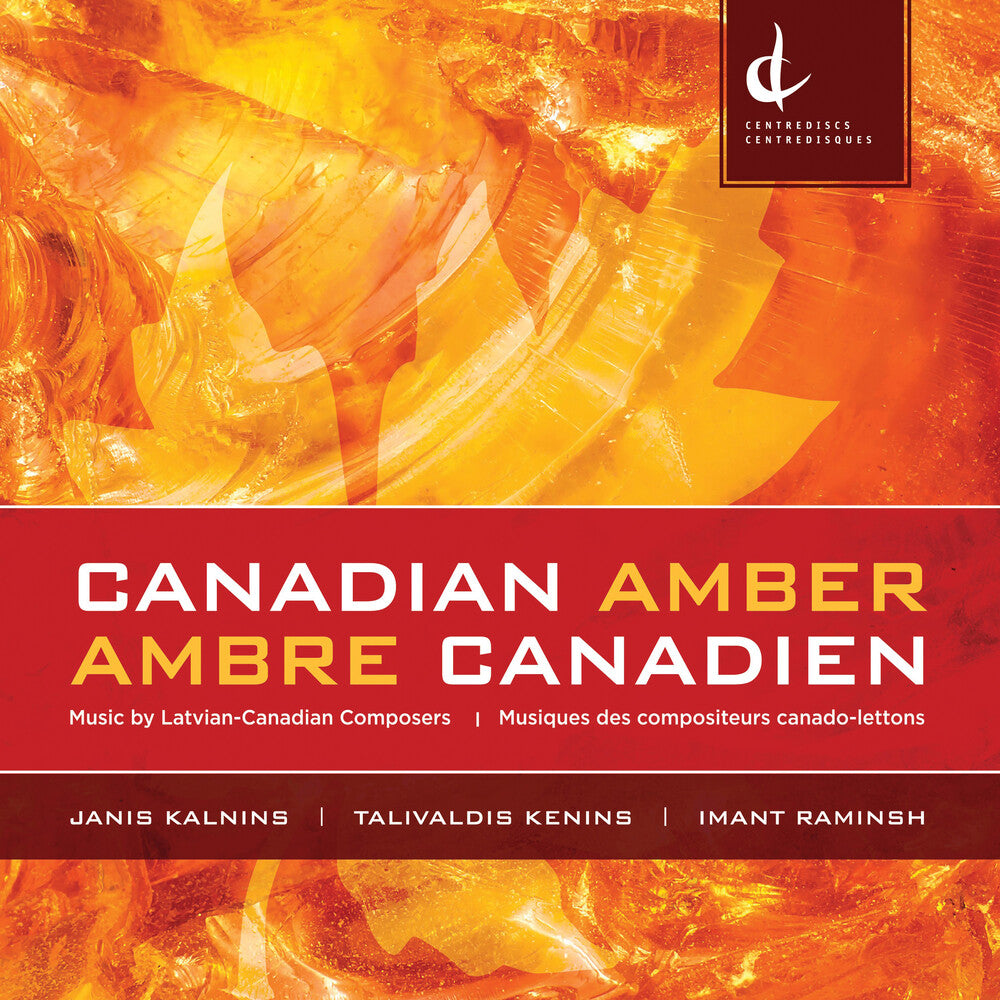 the album cover for Kalnins / Zarina / Strombergs - Canadian Amber