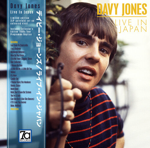 Davy Jones - Live In Japan (Red, White & Blue Vinyl) (Vinyl)