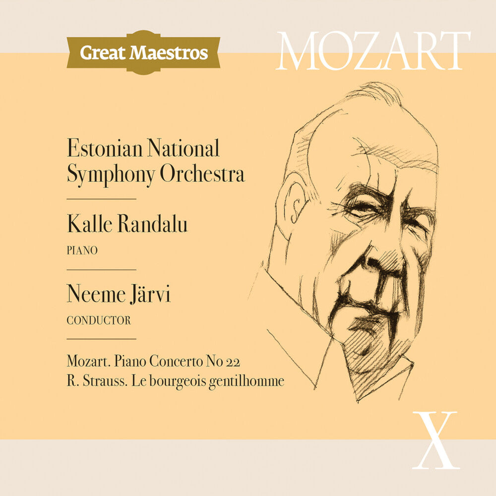 the album cover for Mozart / Randalu / Jarvi - Piano Concerto 22