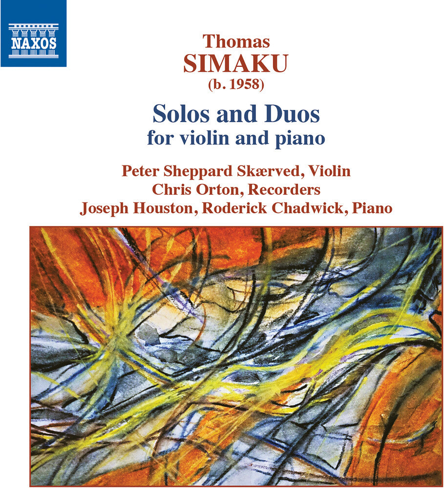 the album cover for Simaku / Houston / Orton - Solos & Duos Violin & Piano