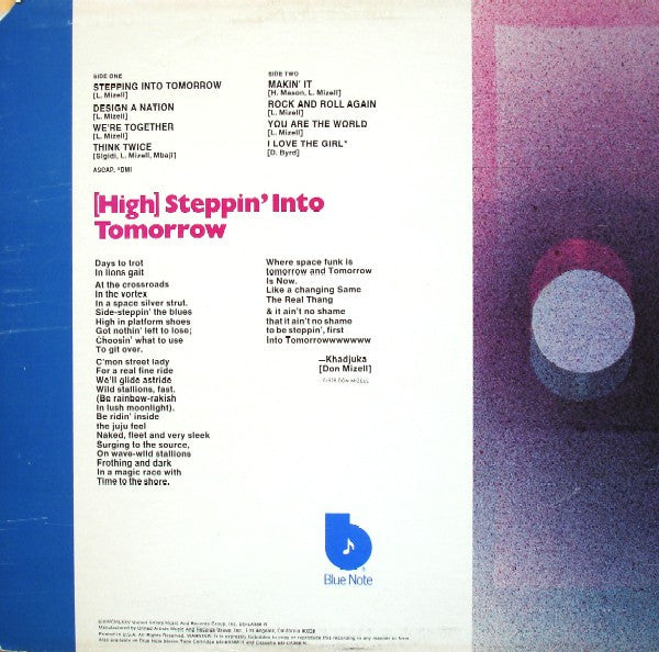 Donald Byrd : Stepping Into Tomorrow (LP, Album, Res)