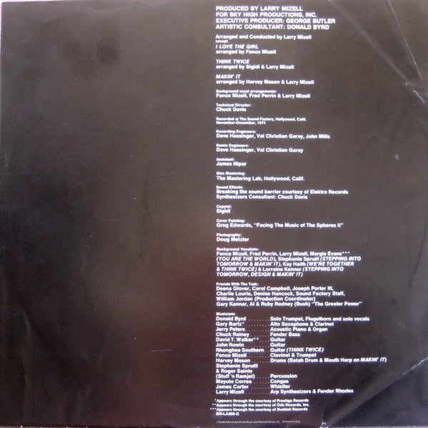 Donald Byrd : Stepping Into Tomorrow (LP, Album, Res)