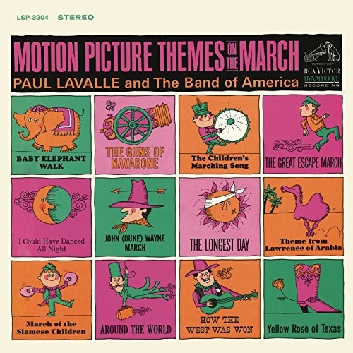 Paul Lavalle - Motion Picture Themes On the March (CD)