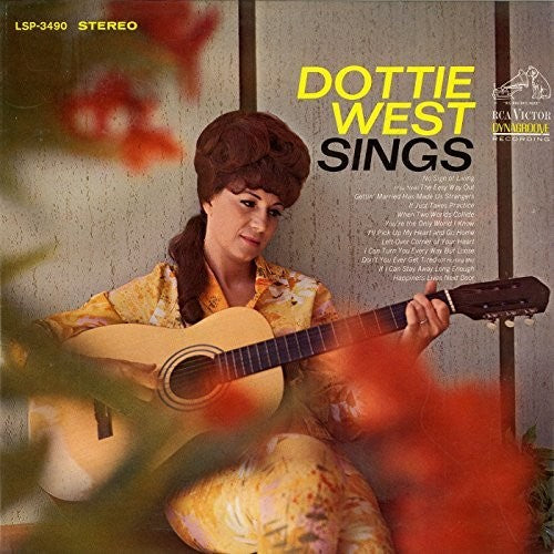 the album cover for Dottie West - Sings