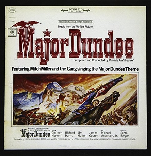 the album cover for Daniele Amfitheatrof - Major Dundee (Original Soundtrack)