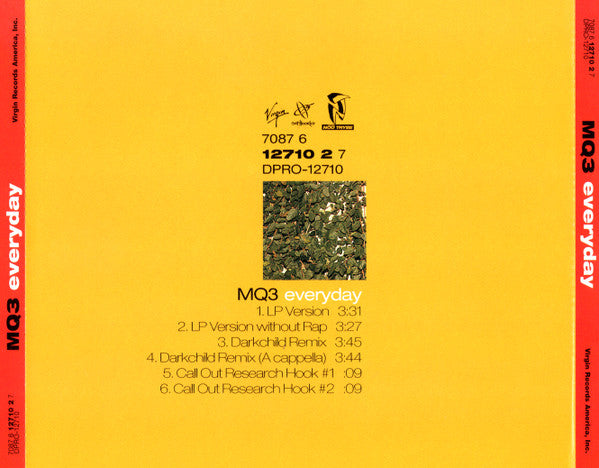 MQ3 : Everyday (CD, Maxi, Promo)