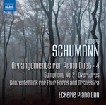 the album cover for Schumann / Eckerle Piano Duo - Arrangements for Piano Duet 4