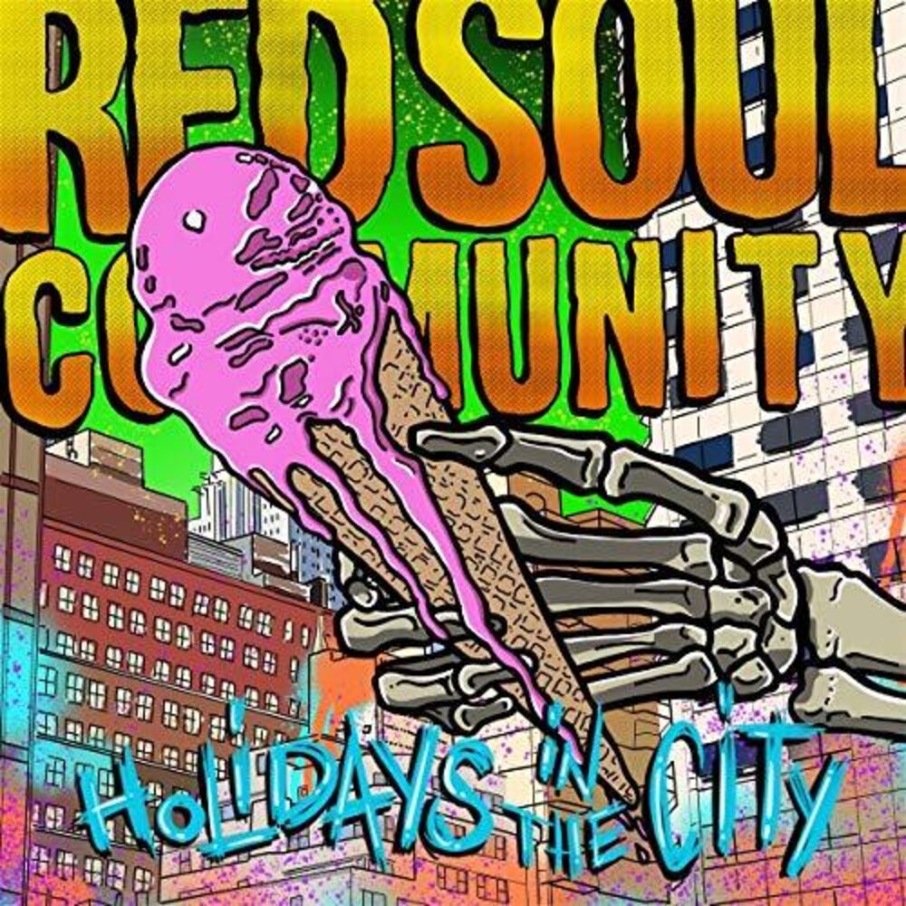 the album cover for Red Soul Community - Holidays In The City