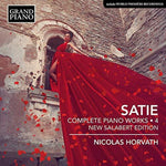 the album cover for Satie / Horvath - Complete Piano Works 4