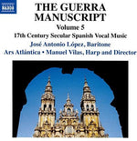 the album cover for Lopez / Forst / Vilas - Guerra Manuscript 5