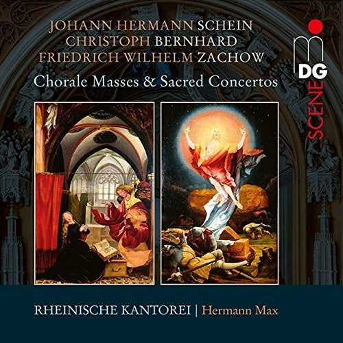 the album cover for Schein / Hermann Max / Rheinische Kantorei - Chorale Masses & Sacred Concertos