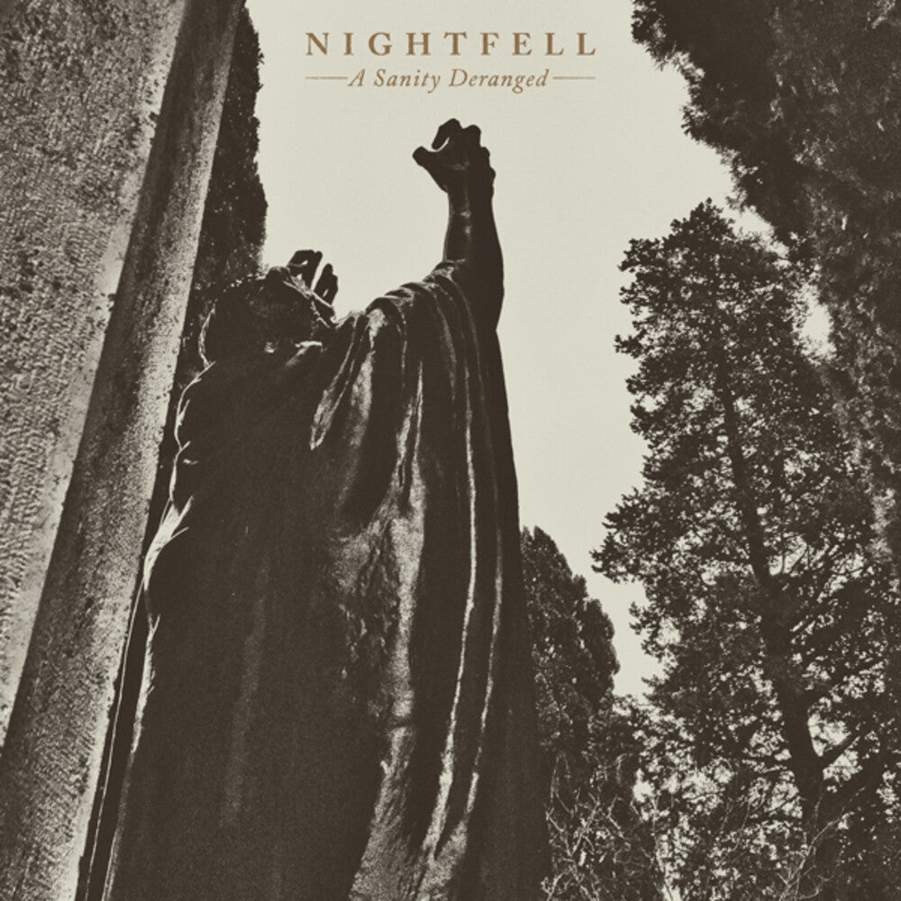 the album cover for Nightfell - A Sanity Deranged