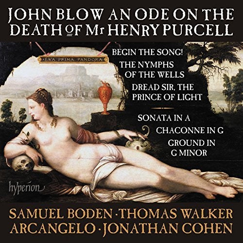 the album cover for Blow / Arcangelo - Blow: An Ode On The Death Of Mr Henry Purcell