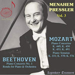 the album cover for Beethoven / Pressler / Seipenbusch - Menahem Pressler 3