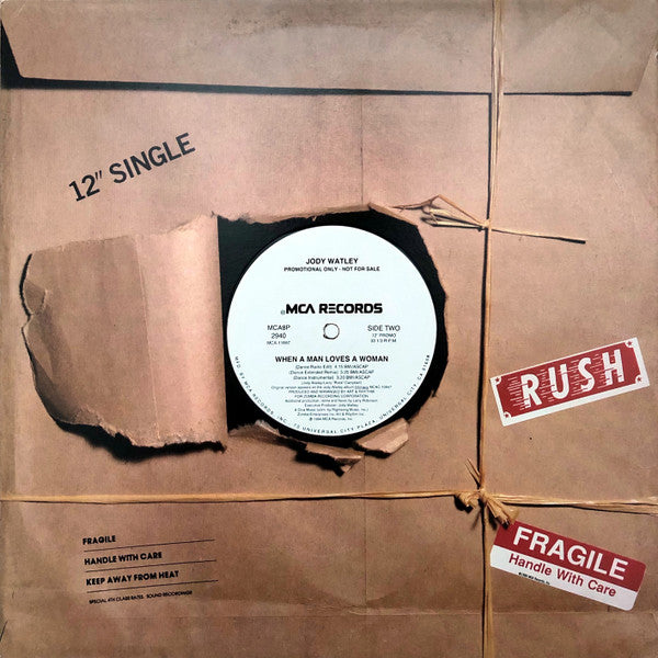 Jody Watley : When A Man Loves A Woman (12", Promo)