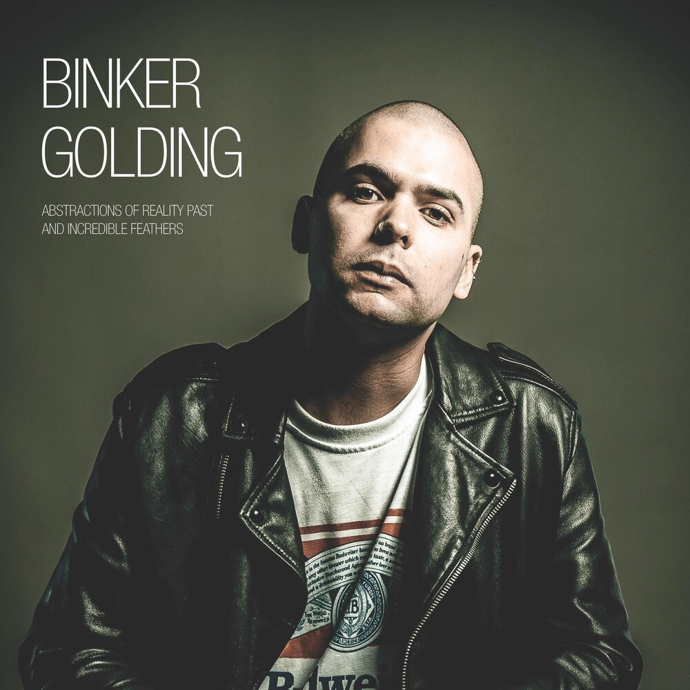 the album cover for Binker Golding - Abstractions Of Reality Past & Incredible Feathers