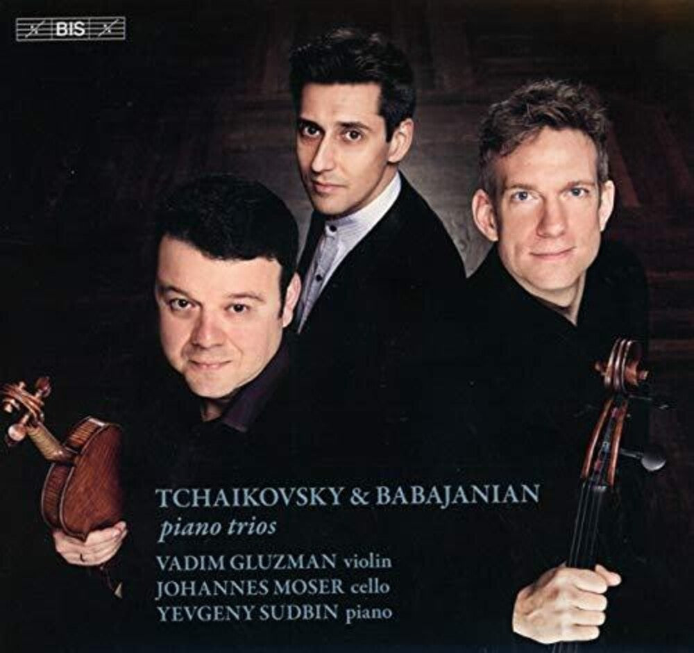 the album cover for Babajanian / Gluzman / Sudbin - Piano Trios