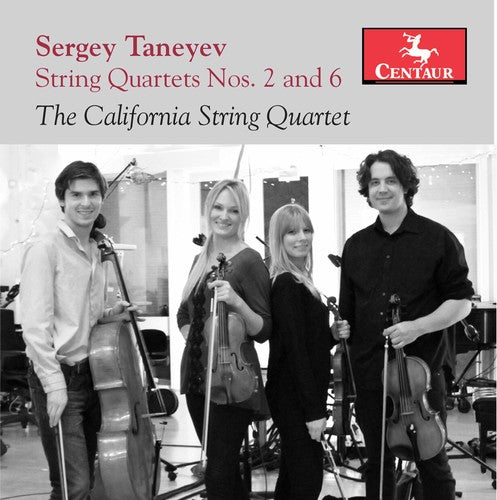 the album cover for Taneyev / California String Quartet - String Quartets 2 & 6