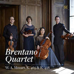 the album cover for Mozart / Brentano Quartet - W.A. Mozart 465 & 428