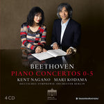 the album cover for Beethoven / Kodama / Nagano - Piano Concertos 0-5