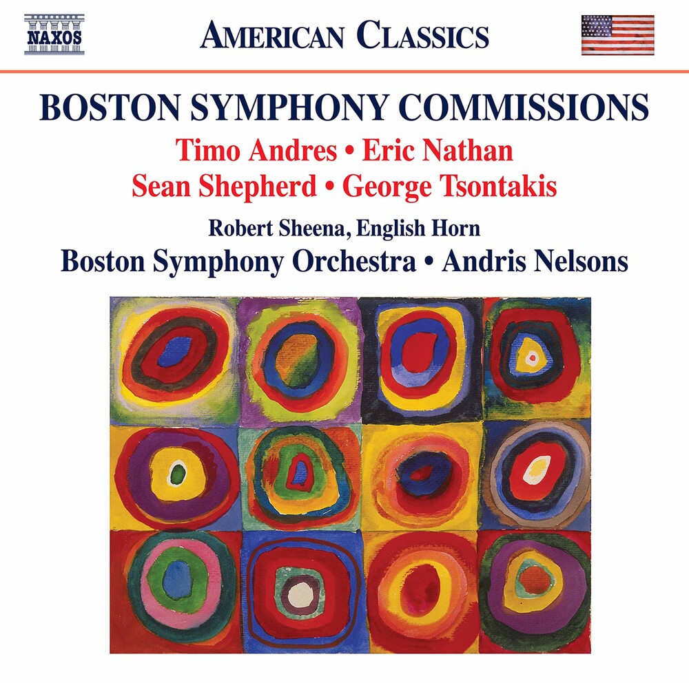 the album cover for Andres / Boston Symphony Orch / Nelsons - Boston Symphony Commissions