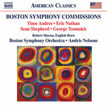 the album cover for Andres / Boston Symphony Orch / Nelsons - Boston Symphony Commissions