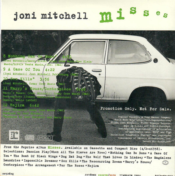 Joni Mitchell : Hits / Misses Sampler (HDCD, Comp, Promo, Smplr)