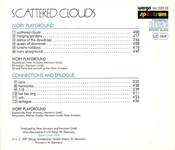 Ivory Playground : Scattered Clouds (CD, Album)
