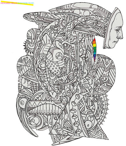 the album cover for Howard Hello - Election Year