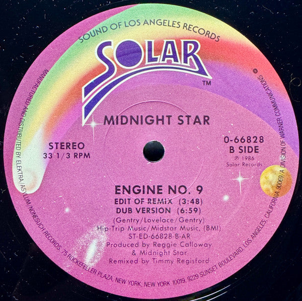 Midnight Star : Engine No. 9 (12", Single, All)