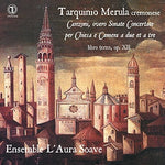 the album cover for Ensemble L'aurora Soave - Canzoni