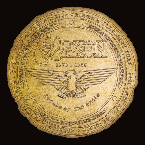 the album cover for Saxon - Decade Of The Eagle