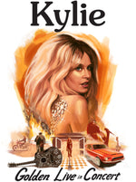 the album cover for Kylie Minogue - Kylie - Golden - Live In Concert