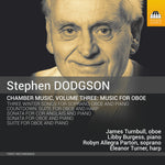 the album cover for Dodgson / Turnbull - Music for Oboe 3