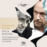 the album cover for Bernstein / Blacher - Violin Concertos