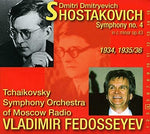 the album cover for Shostakovish / Fedosseyev - Symphony 4