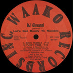 DJ Giovanni : Let's Get Ready To Rumble (12")