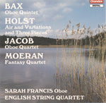 the album cover for Bax / Jacob / Moeran / Francis / Eng String Qt. - English Music For Oboe & Strings