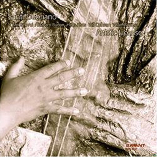 the album cover for Santi Debriano - Artistic License