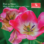 the album cover for Batzner / White / Fanning - Music for Flute Clarinet & Voice