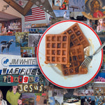the album cover for Jim White - Waffles Triangles & Jesus