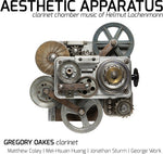 the album cover for Gregory Oakes - Clarinet Chamber Music of Helmut Lachenmann