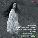 the album cover for Liszt / Fiorentino - Fiorentino Plays Liszt