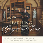 the album cover for Monastic Choir Solesmes - Learning About Gregorian Chant