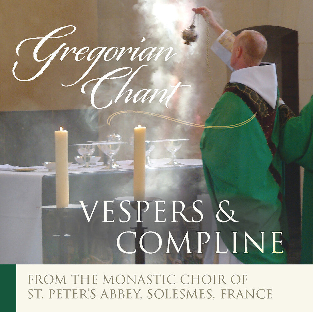 the album cover for Monastic Choir Solesmes - Vespers & Compline