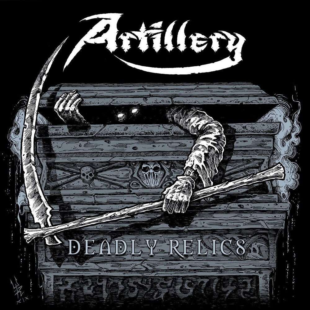 the album cover for Artillery - Deadly Relics