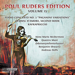 the album cover for Ruders / Mcdermott / Delfs - Poul Ruders Edition 15