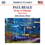 the album cover for Reale / Jensen - Stroke of Midnight