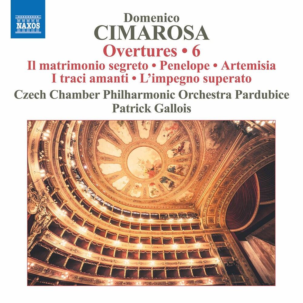 the album cover for Cimarosa / Gallois / Tomeckova - Overtures 6